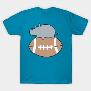 Rhino and Football T-Shirt